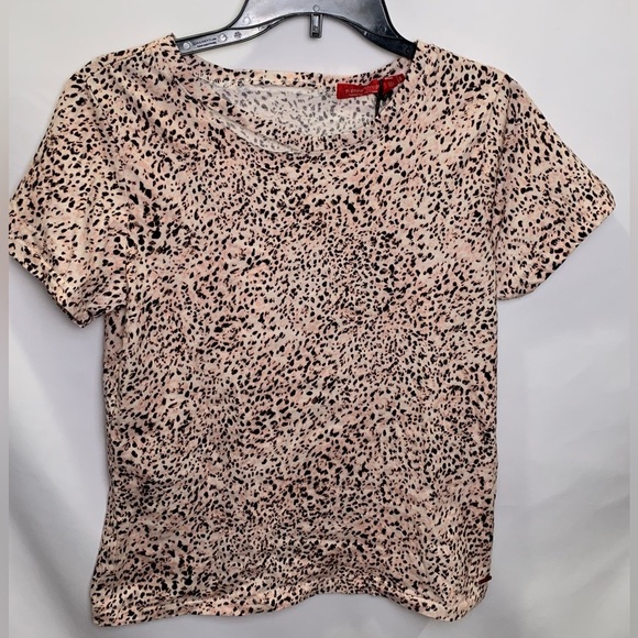 N:PHILANTHROPY
HARLOW PRINTED DISTRESSED T-SHIRT Pink Leopard Print New XS - Picture 2 of 12